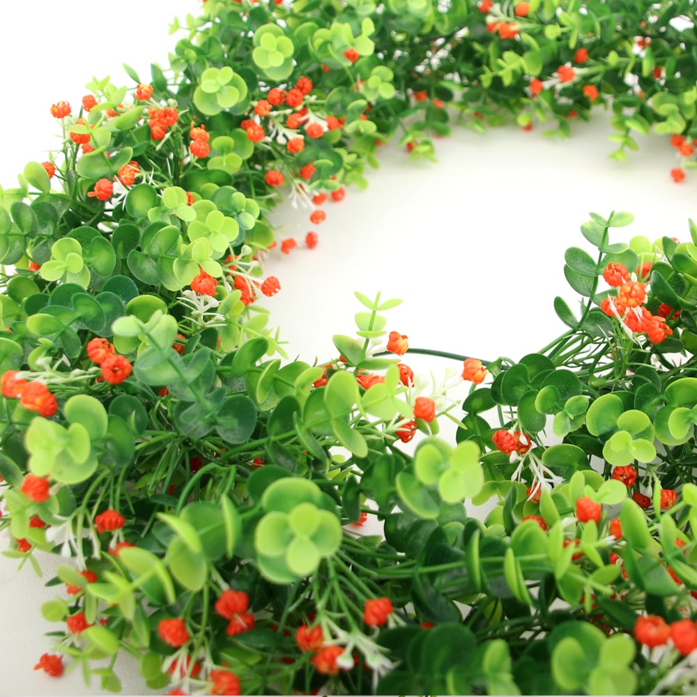 Artificial Flowers Wreath Ring