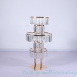 40" Tall 5-Tier Crystal Pendant Stand