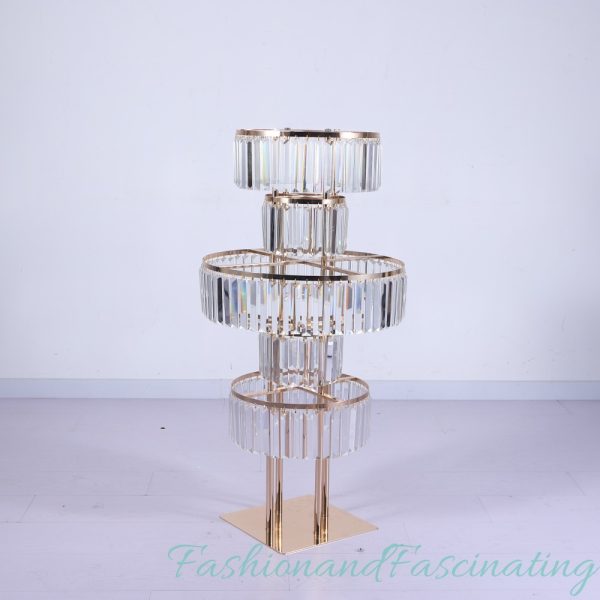 40 Tall 5 Tier Crystal Pendant Stand
