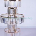 40" Tall 5-Tier Crystal Pendant Stand