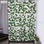 12 PCs Fabric Artificial Flower Panels